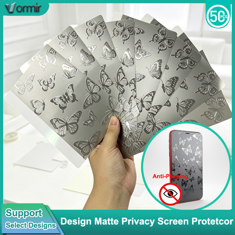 VORMIR 50pcs Matte Privacy Fil - Screen Protector Cutter ulasan dan harga