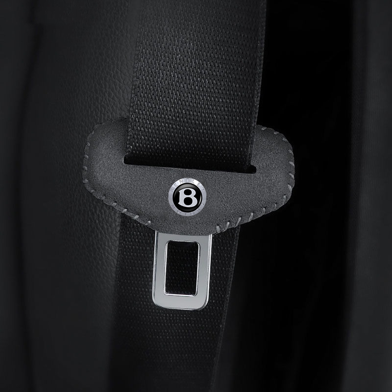 Suede Safety Belt Buckle Cover - Glass Protector Auto ulasan dan harga