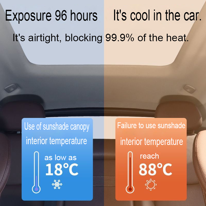 Car Sunroof Insulation Roof Vi - Glass Protector Auto ulasan dan harga